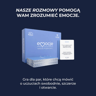 Gra dla par Emocje Nasze Rozmowy – karty do rozmów pomagające lepiej zrozumieć emocje i uczucia