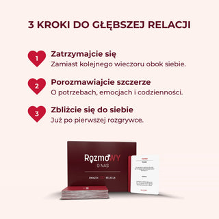 Jak działa gra dla par Rozmowy o Nas Związek i Relacja – zatrzymanie się, szczera rozmowa i budowanie bliskości