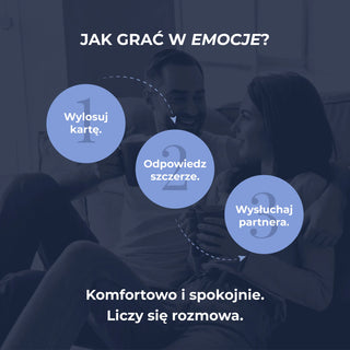 Jak grać w Emocje Nasze Rozmowy – losowanie karty, szczera odpowiedź i uważne słuchanie partnera