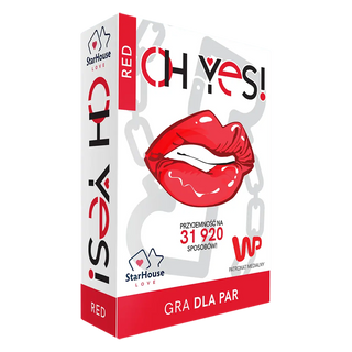 Pudełko gry dla par oh yes red