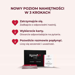 Jak grać w Rozmowy o Nas Intymność i Namiętność – proste kroki prowadzące do namiętnych chwil i szczerych rozmów