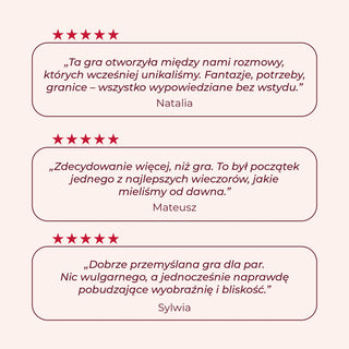 Opinie o grze Rozmowy o Nas Intymność i Namiętność – idealny prezent na Walentynki i romantyczny wieczór